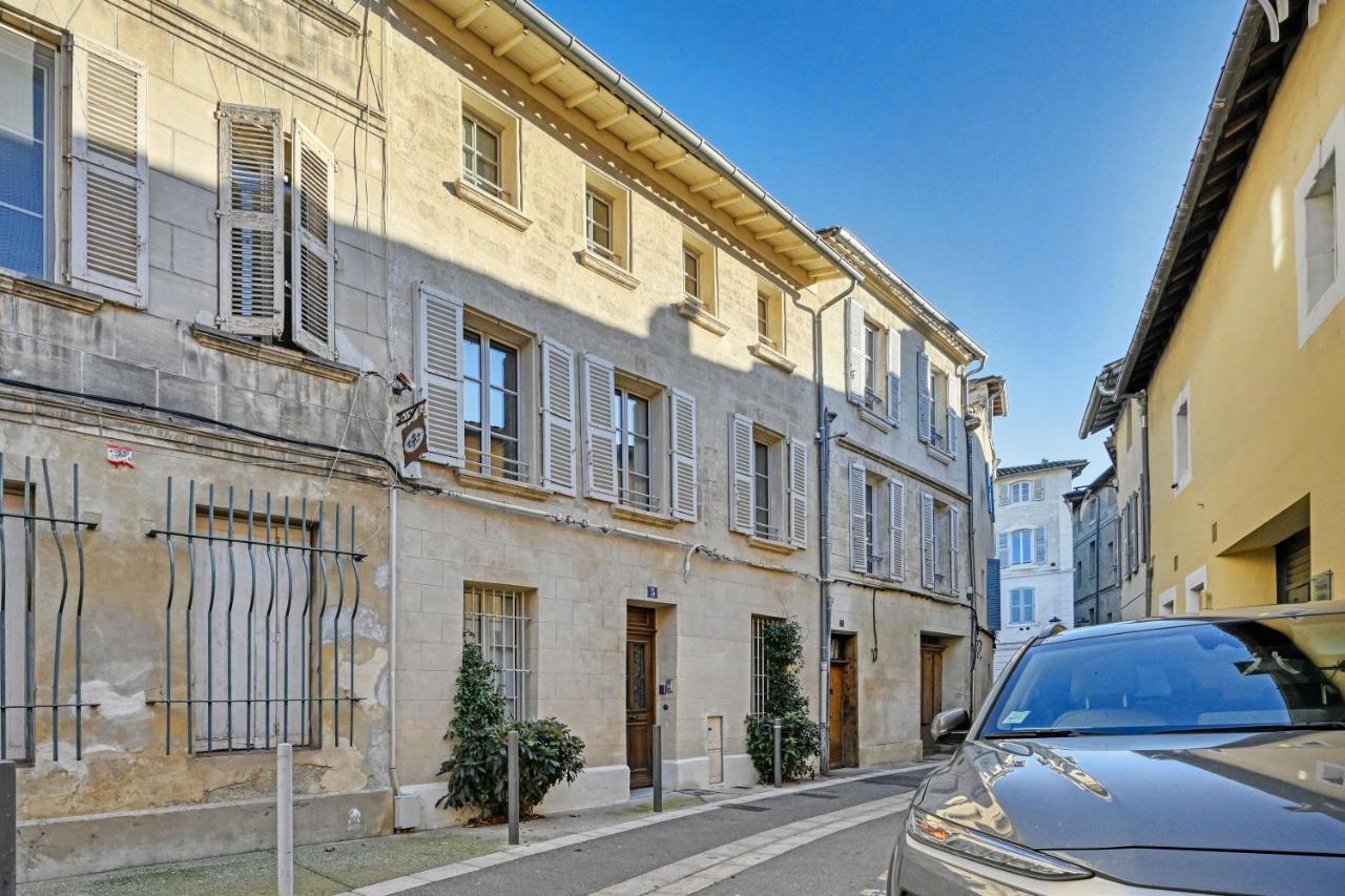 Au Coeur Des Papes, Dans Batisse De Charme Studios & Appartements En Coeur De Ville Aviñón Exterior foto