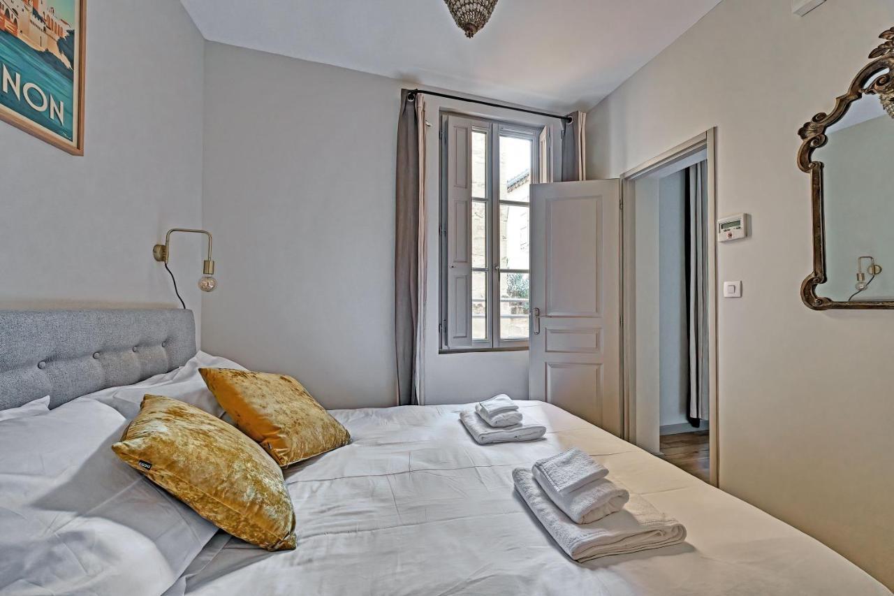 Au Coeur Des Papes, Dans Batisse De Charme Studios & Appartements En Coeur De Ville Aviñón Exterior foto